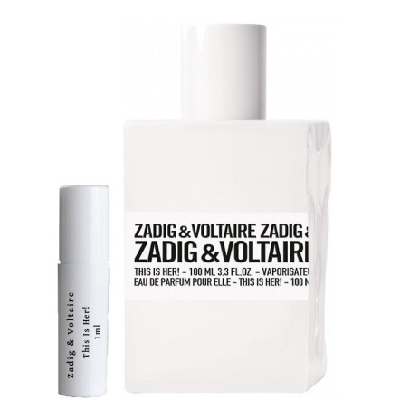 Zadig & Voltaire This is Her 1ml Parfümproben