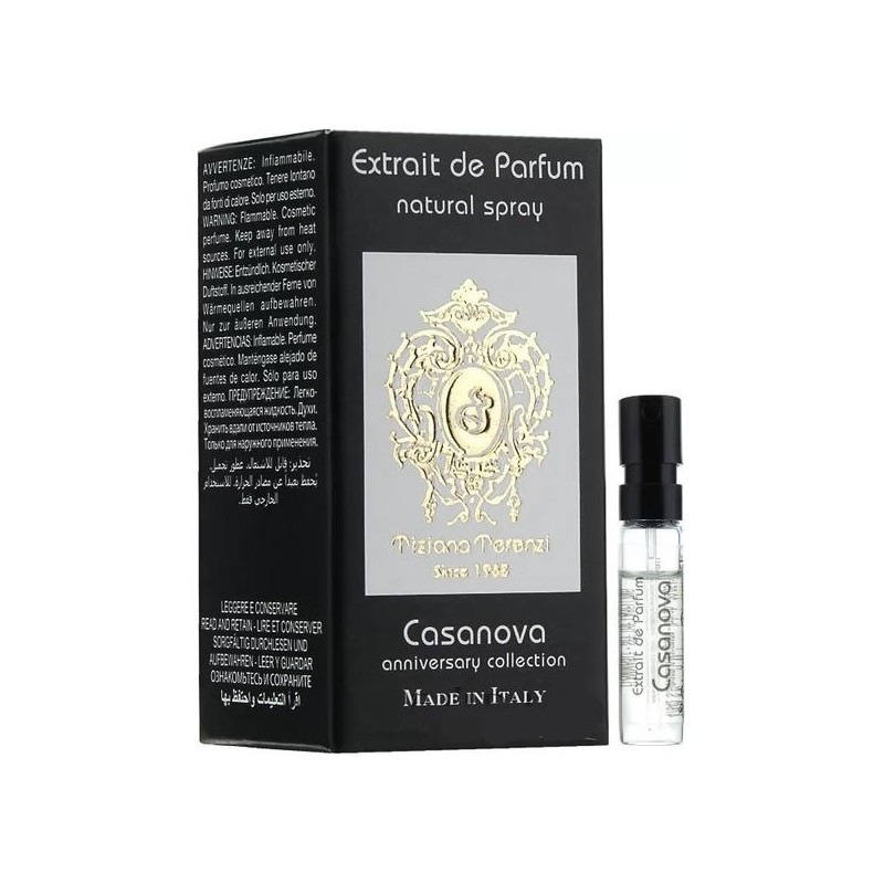 TIZIANA TERENZI Casanova Extrait de parfum 0.05 OZ 1.5 ML offizielle Parfümprobe