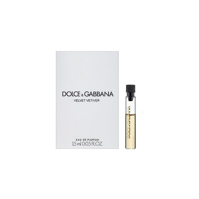 Dolce & Gabbana Velvet Vetiver 1.5 ML 0.05 fl. oz. offizielle Parfümprobe