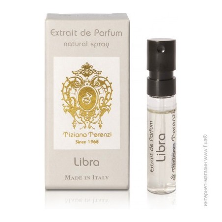TIZIANA TERENZI Libra Extrait de parfum 0,05 OZ 1,5 ML offizielle Parfümprobe
