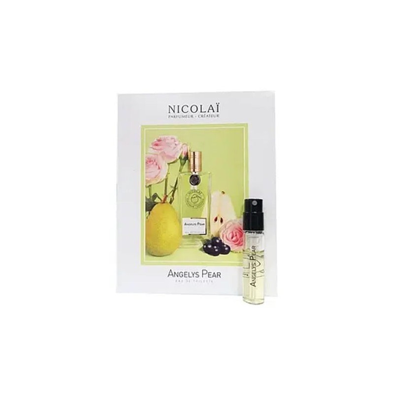offizielle Parfümproben des Duftes Nicolai Angelys Pear, 1,8 ml, 0,07 oz.