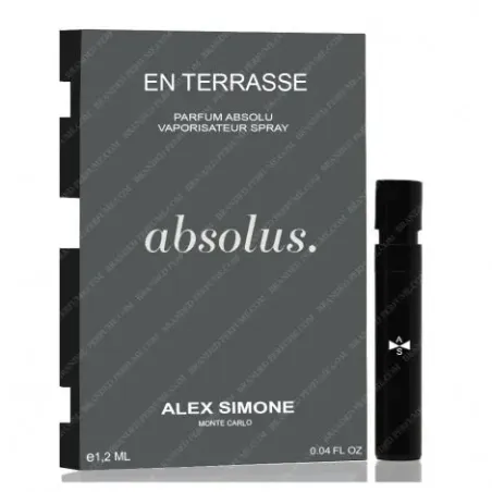 Alex Simone En Terrasse Parfum Absolu 1.2ml 0.04 fl. oz. offizielle Parfüm-Proben Parfüm-Tester
