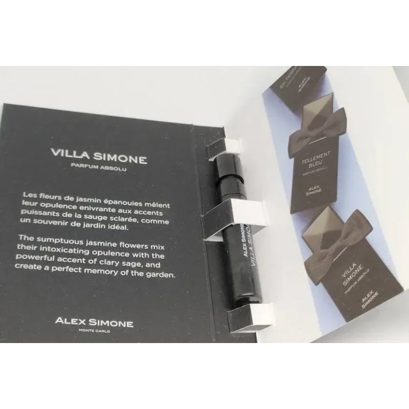 Alex Simone Villa Simone Parfum Absolu 1.2ml 0.04 fl. oz. offizielle Parfüm-Proben Parfüm-Tester